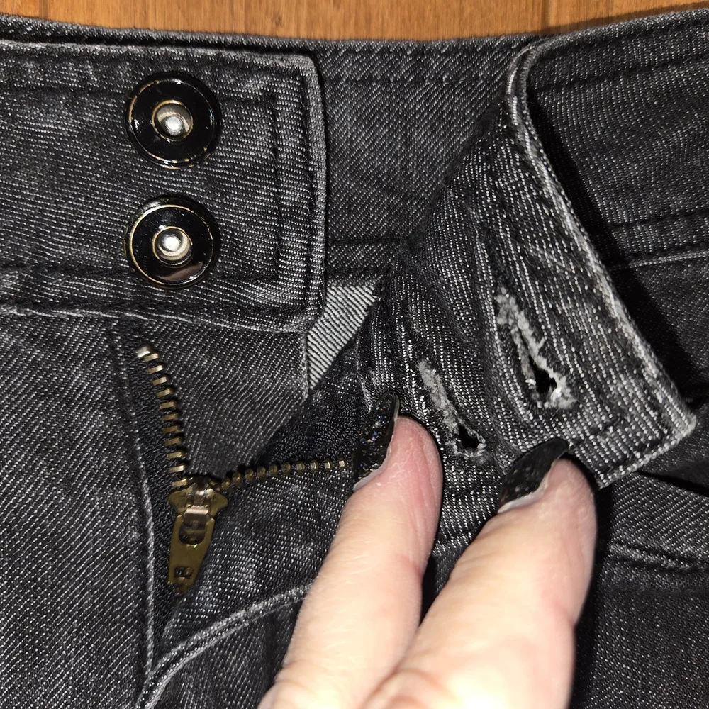 Vintage Y2K Dark Denim A-Line Maxi‎ Skirt
